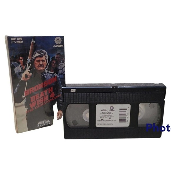 Death Wish 4 The Crackdown VHS 1989 Charles Bronson Movie VGC++ - Picture 5 of 5